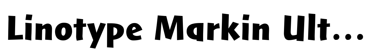 Linotype Markin Ultrabold
